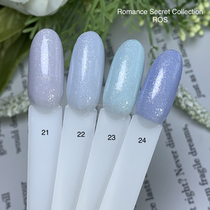 Deroi fabbrica all'ingrosso campione gratuito prodotti di bellezza gel luccicante di colore chiaro smalto per unghie gel uv con etichetta privata - Product Image 5