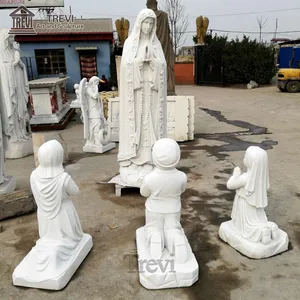Vietnam Marble Sculptures Catholic Our Lady Of Fatima Virgin Mary Statue From China Supplier