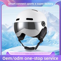 Nouveau Casque de Ski et Lunettes de Neige Tout-en-un pour Sports de Plein Air Transfrontaliers, Unisexe Adulte, pour Snowboard, Chaud et Sûr, Modèle ZL-S017 avec Lentille