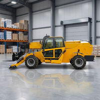 CHITU Chariot télescopique 4x4 de qualité supérieure, chargeur à bras télescopique, chariot élévateur de chantier 7m 10m 14m 3 tonnes 3,5 tonnes