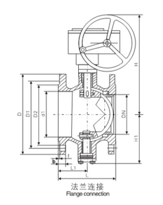 Válvula de Bola Tipo V de Acero Inoxidable de 1-16 Pulgadas, 500 psi, con Conexión Bridada, Sellado de PTFE, para Uso Industrial, Venta Caliente - Product Image 2