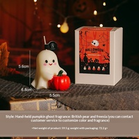 Bougie parfumée en forme d'alien pour Halloween, cire de soja, décoration créative d'ambiance, cadeau personnalisé fait à la main, petit souvenir