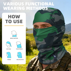 หน้ากากบาลาคลาวาลายพราง Fabulous Be Xtreme Tactical  ใช้งานได้หลากหลาย ระบายอากาศได้ดี แห้งเร็ว ป้องกันรังสียูวี เหมาะสำหรับตกปลา ชายหาด เดินป่า ปั่นจักรยาน - Product Image 2