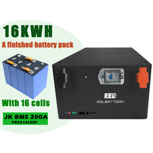 แบตเตอรี่ลิเธียมไอรอนฟอสเฟต EEL 15kWh 16kWh eve 48V ชุดแบตเตอรี่แบบชาร์จได้ แบตเตอรี่สำรองพลังงานแสงอาทิตย์ - Product Image 5