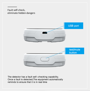 Factory Price <b>Smart</b> <b>Home</b> Wireless 433Mhz Gas Leakage Detector Sensor Work with GSM WiFi Alarm Panel and Gas Shut Off Valve - Product Image 4