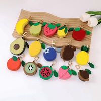 Nieuwe aanwinst PU lederen schattig draagbaar multi-stijl fruit auto hangende ornament creatief Chinees nieuwjaar auto interieur decoratie cadeau