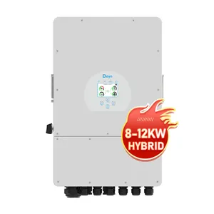 EU warehouse deye inverter hybrid 8kw 10kw 12kw 15kw three phase solar power inverter for Europe use