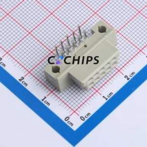 9001-38101C00A DIN41612 Connector Bent Lead Through Hole,P=2.54mm Connector 10P 2 2.54mm Right Angle Insert - Product Image 1