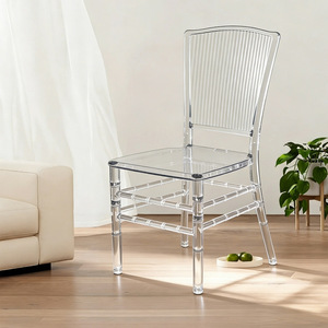 Chaise Chiavari transparente en polycarbonate empilable pour événements - Product Image 5
