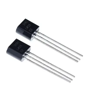 Integrated Circuit Original LM35DZ TO-92 LM35 Precision Centigrade Temperature Sensor For IC Low Impedance In Stock