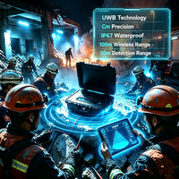 Détecteur de vie UWB pour espaces confinés souterrains, équipement de recherche, détecteur de survie en cas d'accident minier, capteur traversant les murs, signes vitaux