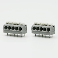 Connecteurs à ressort sans vis ZB237V-5.08mm gris en ligne, vente directe usine Ningbo Zhongbo