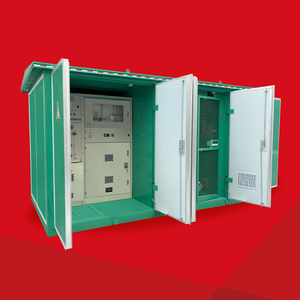 Poste de transformation préfabriqué extérieur 11KV 20KV/0.4KV, type coffret électrique compact haute tension - Product Image 1