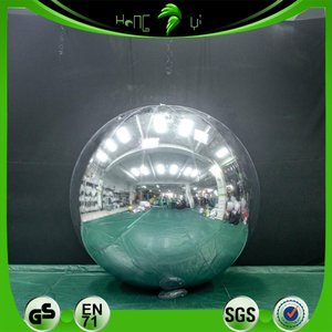 Billes métalliques réfléchissantes gonflables personnalisées ballon miroir gonflable en PVC pour la décoration de mariage - Product Image 4