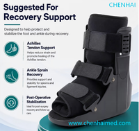Botte de marche pneumatique médicale Cam Walker pour fracture de la cheville, fracture de stress, récupération post-fracture, support orthopédique CE