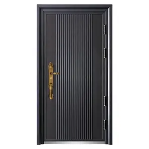 Most Popular Exterior Metal Steel Door Fancy Cast Aluminum Doors China Steel Door