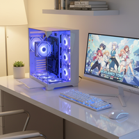 Boîtier PC personnalisé Pcooling, boîtier PC Full Tower pour jeux avec ventilateurs RGB, boîtier PC pour jeux, boîtiers d'ordinateurs pour jeux, tours d'ordinateurs pour jeux