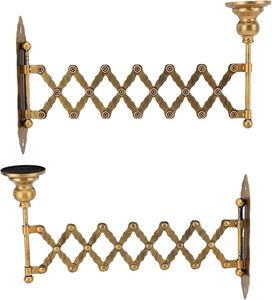 Lámpara de Pared LANJO Vintage de Latón con Brazo Extensible Tipo Acordeón para Hogar, Sala de Estar - Product Image 4