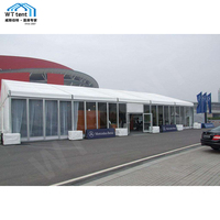 Tentes de réception en alliage d'aluminium 6x12m, 6x15m, 6x18m, imperméables, pour camping et événements, matériel de location extérieur