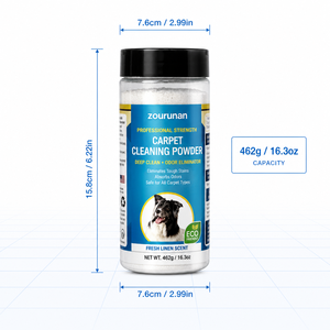Zourunan Ocean Breeze, Polvo Desodorante para Alfombras de Mascotas, para Gatos y Perros, Seguro para Aspiradoras, Proveedor de Fábrica al por Mayor - Product Image 6