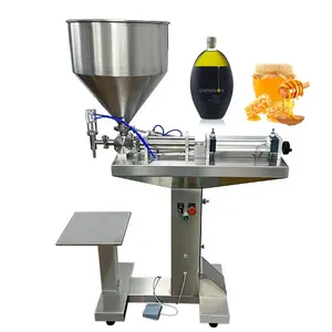 Máquina de llenado de pasta líquida y miel, crema de zumo de aceite, vertical, venta directa de fábrica