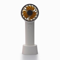 Nouveau mini ventilateur portable d'aromathérapie, rechargeable par USB, format poche, 5 vitesses, diffuseur de parfum, affichage du niveau de batterie