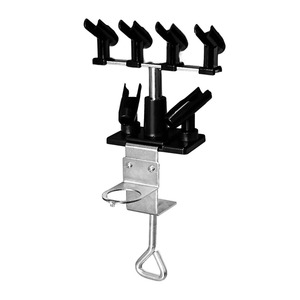 Soporte para bolígrafo con aerógrafo, 6 piezas, ángulo ajustable con clip para obras de arte, portátil de aluminio - Product Image 1