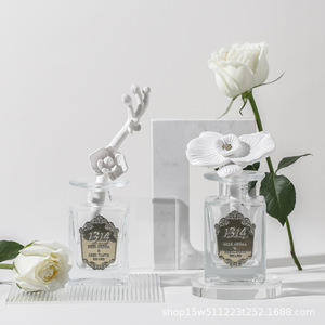 น้ำหอมปรับอากาศ กลิ่นดอกพุด บรรจุขวดแก้ว รุ่น 1314 สำหรับตกแต่งบ้าน กลิ่นหอมติดทนนาน 30-60 วัน - Product Image 2