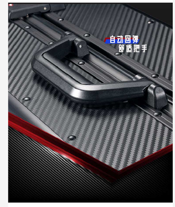 ब्रांड नामः 20, 24, 28-इंच विंटेज लेदर-लुक हार्ड पॉलीप्रोपाइलीन सूटकेस, यूनिसेक्स स्कूल यात्रा सामान - Product Image 6