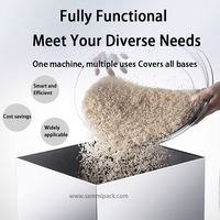 High Quality Factory Price Granule Packing Machine With Feeder 100-3000G High Precision for Seeds Beans Rice Nuts
