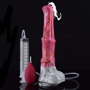 FAAK Large Animal Horse <b>Dildo</b> With Sucker Squirting Function Liquid Silicone Ejaculating <b>Dildos</b> Penis Sex Toys for Woman Men - Product Image 3