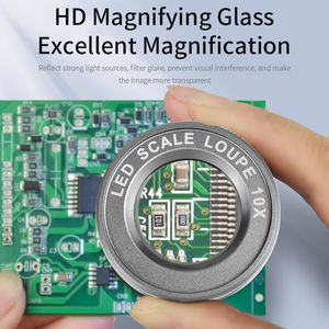 Hoge Kwaliteit Custom Vergrootglas Licht Zak Vergrootglas Juweliers Lens Oog Loep Met Led En Uv Licht - Product Image 6