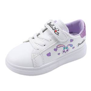 Scarpe da Ginnastica Casual Traspiranti per Bambine, Nuova Collezione Primavera-Autunno, Scarpe Sportive <span class=keywords><strong>Bianche</strong></span> con Chiusura a Bottone per Studenti - Product Image 5