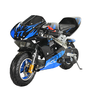มอเตอร์ไซค์วิบากสำหรับเด็ก MAXSPEED เครื่องยนต์เบนซิน 2 จังหวะ สตาร์ทด้วยระบบแก๊ส เบรกคู่ ความจุน้อยกว่า 50 ซีซี เกียร์อัตโนมัติ แรงสูง ขับขี่ง่าย - Product Image 1