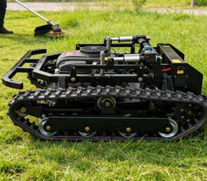 Nuevo Cortacésped Agrícola Personalizable de Alta Calidad con Control Remoto, Miniexcavadora sobre Ruedas, Giro de 360 Grados, Garantía - Product Image 4