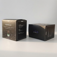 Boîte d'emballage de parfum personnalisée, boîte en carton pliable imprimée avec logo pour l'emballage de parfums, d'huiles essentielles et de cosmétiques