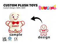 Peluche OEM de haute qualité en tissu doux pour enfants, idéale comme cadeau promotionnel d'entreprise