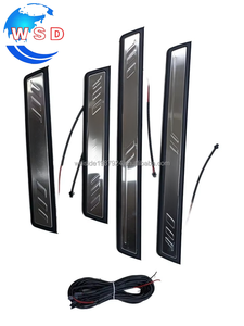 Plaque <span class=keywords><strong>de</strong></span> <span class=keywords><strong>seuil</strong></span> <span class=keywords><strong>de</strong></span> <span class=keywords><strong>porte</strong></span> LED en <span class=keywords><strong>acier</strong></span> inoxydable WSD, lampe d'ambiance pour accessoires intérieurs <span class=keywords><strong>de</strong></span> voiture <span class=keywords><strong>de</strong></span> luxe 2015 - Product Image 6