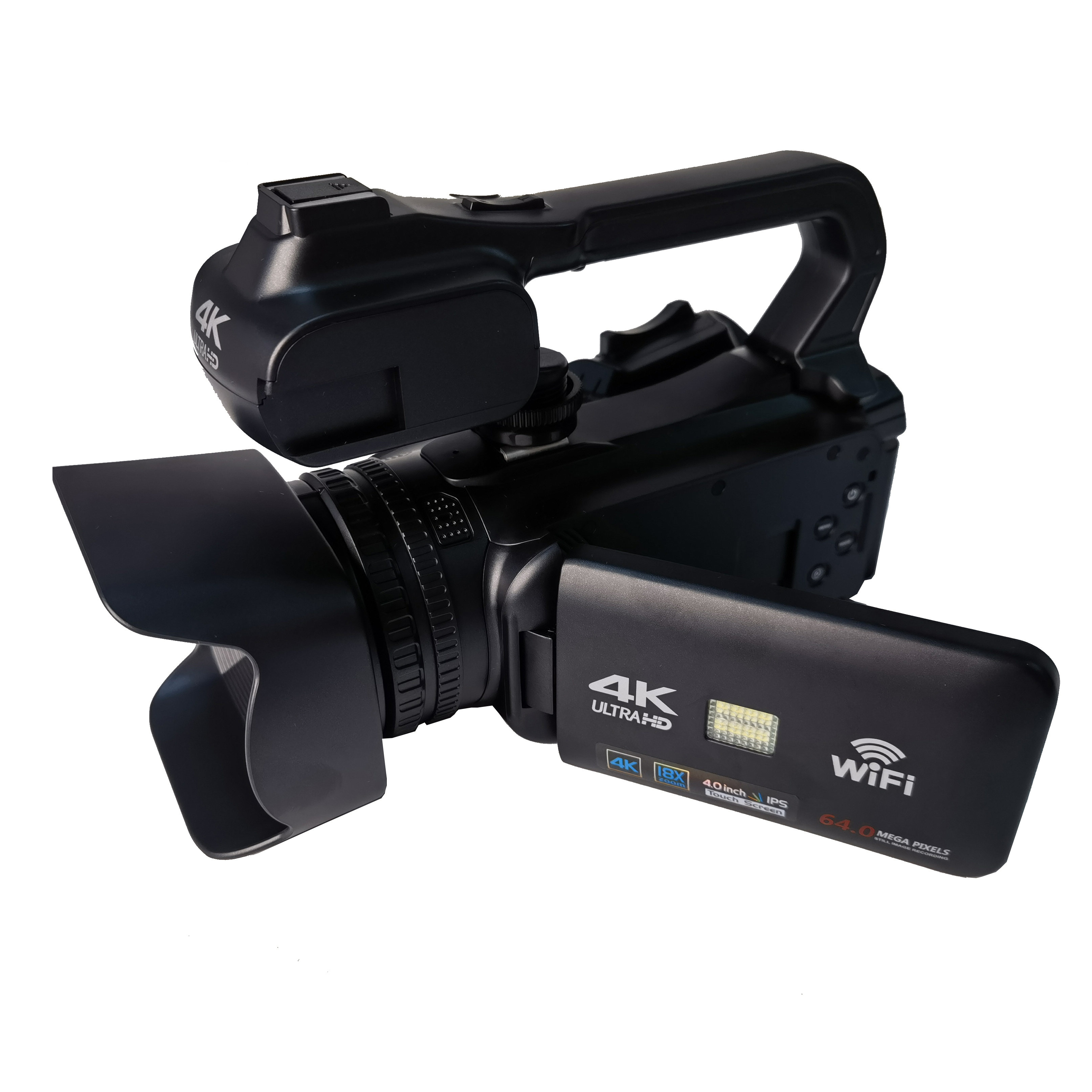 4K ULTRA HD Wi-Fiビデオカメラ Amazon | 4K Ultra HDデジタルビデオカメラ、WIFI 3インチIPSカラー
