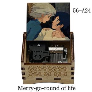 Caja Musical Howls Castillo móvil Caja de música Tema musical Canción Merry-Go-Round para Navidad Año Nuevo Regalo de vida único - Product Image 5