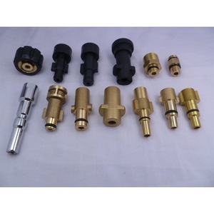 Adaptateur de pot à mousse en cuivre pur à raccord rapide PA 1/4 filetage M14 1/4 union pour kit d'outils de lavage de voiture - Product Image 5