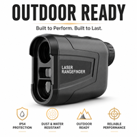 Télémètre laser de golf 800m, optique 6X, batterie 750mAh, fonction Pin Lock, vibration, compensation de pente, mesure d'angle, vitesse, hauteur et distance