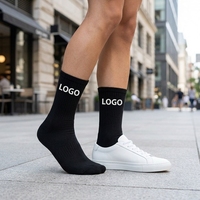 Chaussettes de sport unisexes de qualité supérieure avec logo de designer, vente en gros, chaussettes personnalisées pour hommes et femmes