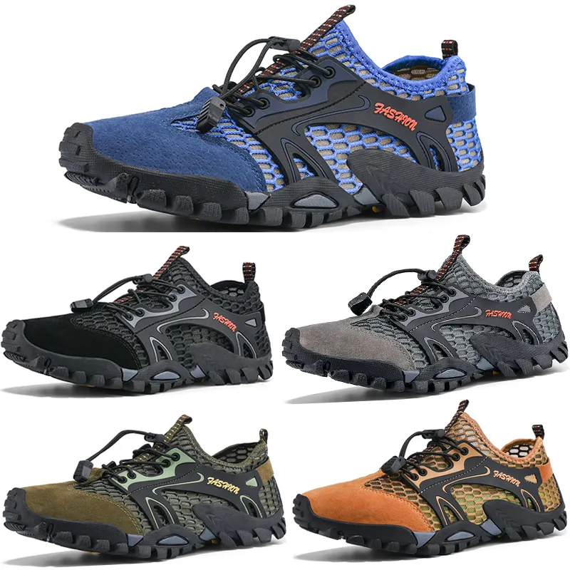 Custom Latest Mesh Breathable Outdoor Hiking Shoes Mens Trekking Mountain Climbing Sports Shoes For Male Summer