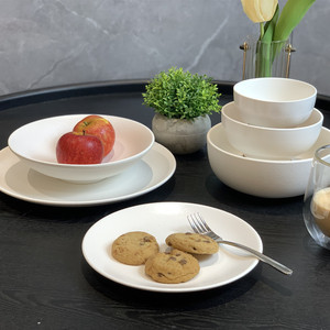 Ensemble de vaisselle en céramique émaillée en <span class=keywords><strong>fonte</strong></span> unique vaisselle écologique vaisselle en porcelaine assiettes bols pour le ménage - Product Image 3