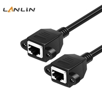 Industrielles Dual-RJ45-Kabel mit Verriegelungsohren für Kfz-Diagnosegeräte