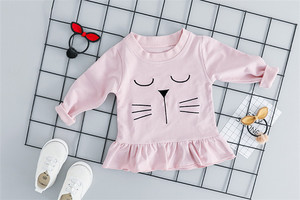 Fashion Clothing Cartoon <b>Cat</b> <b>T</b>-<b>Shirt</b> and Leggings Factory Manufacturer in Ahmedabad for Little Girls - Product Image 6