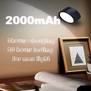 2000mAh Có Thể Sạc Lại Ánh Sáng Với Điều Khiển Từ Xa Không Dây Tường Ánh Sáng Pin Hoạt Động Đèn Tường Xoay Không Dây Tường Sconce - Product Image 5