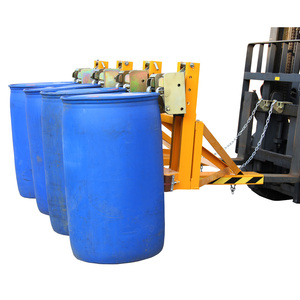 Abrazaderas para montacargas eléctrico con elevador de tambor hidráulico giratorio para tambores de aceite de plástico de 200L, altura máxima de elevación de 850mm - Product Image 5
