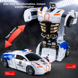 Voiture jouet transformable, voiture <span class=keywords><strong>robot</strong></span> transformable à un bouton, voiture <span class=keywords><strong>robot</strong></span> transformable par collision, jouets <span class=keywords><strong>robot</strong></span> transformables, plastique de haute qualité - Product Image 4
